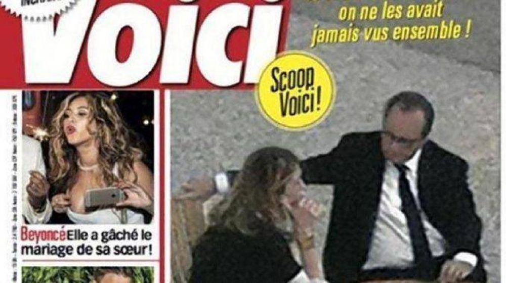 Escndalo en Francia por fotos del presidente junto a su amante