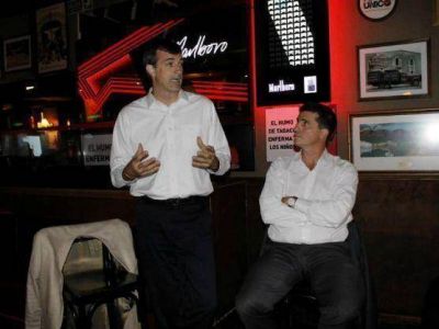 Esteban Bullrich visit� La Plata: �Ya habr� tiempo para elegir a nuestro mejor candidato platense�