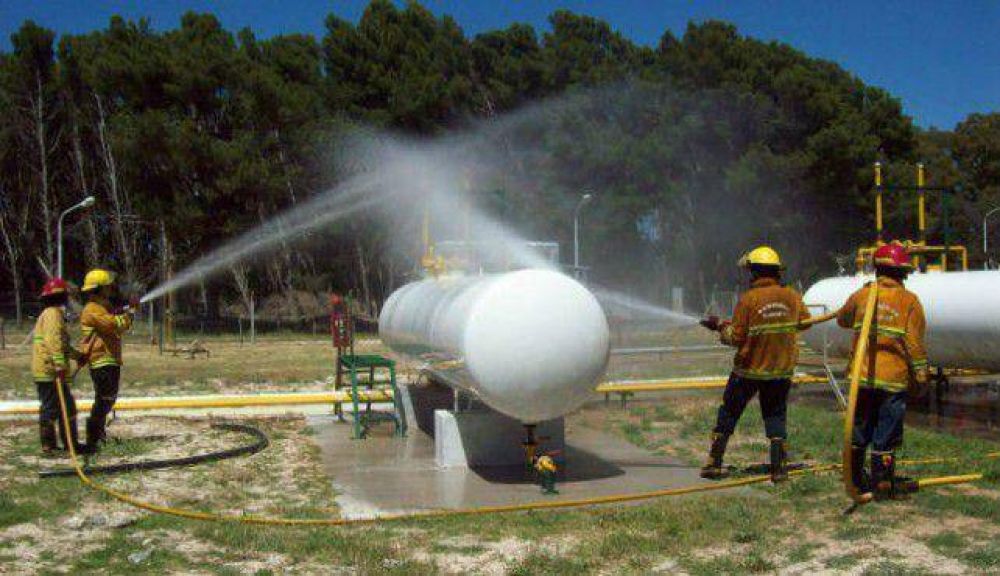 Claromec�: realizaron simulacro de incendio en la planta de BAGSA