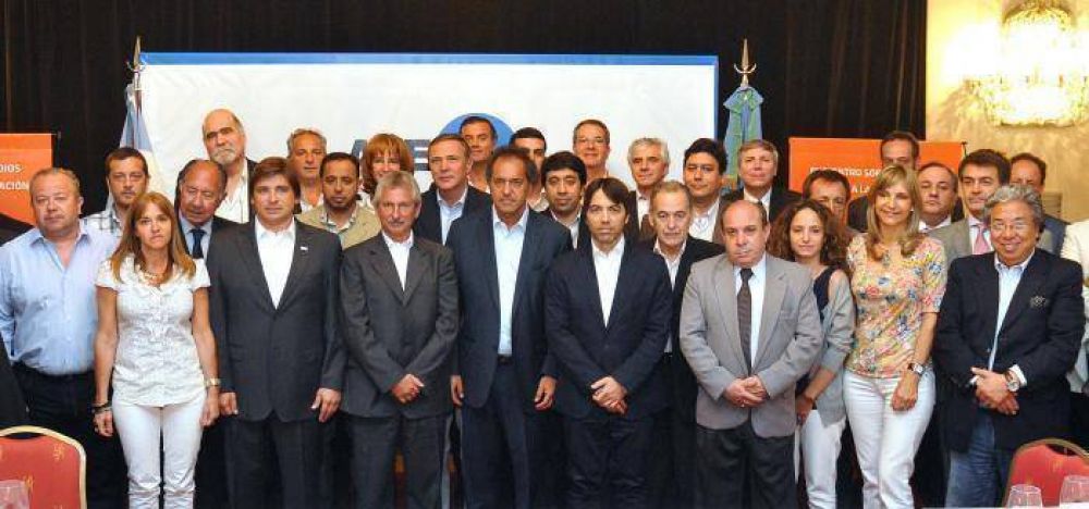 Scioli cerr� reuni�n anual de AFERA