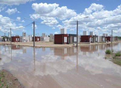 Piden pavimento y desag�es en un sector del barrio La Ribera de Villa Mercedes