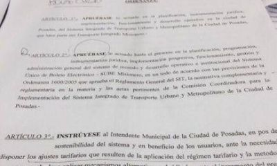 Concejales renovadores apoyaron el aumento del boleto de transporte