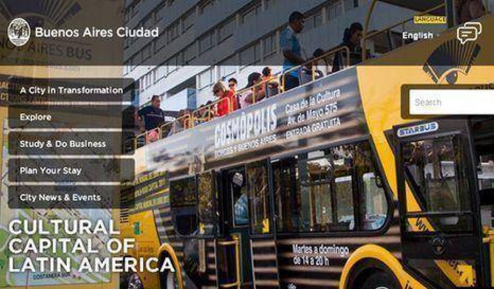 La Ciudad lanz� su sitio web multiling�e