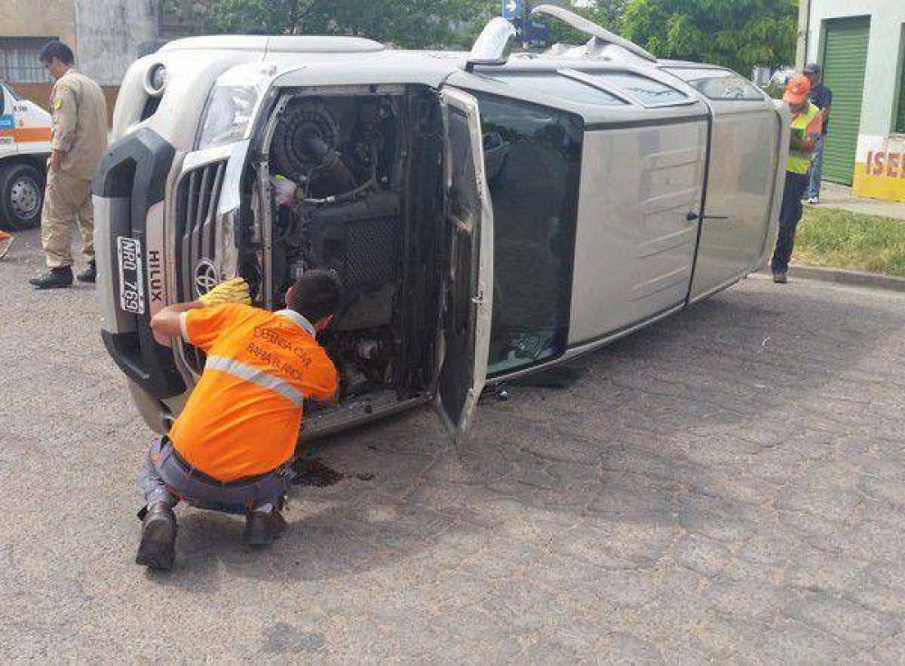 Choque y vuelco en Mendoza y Catamarca