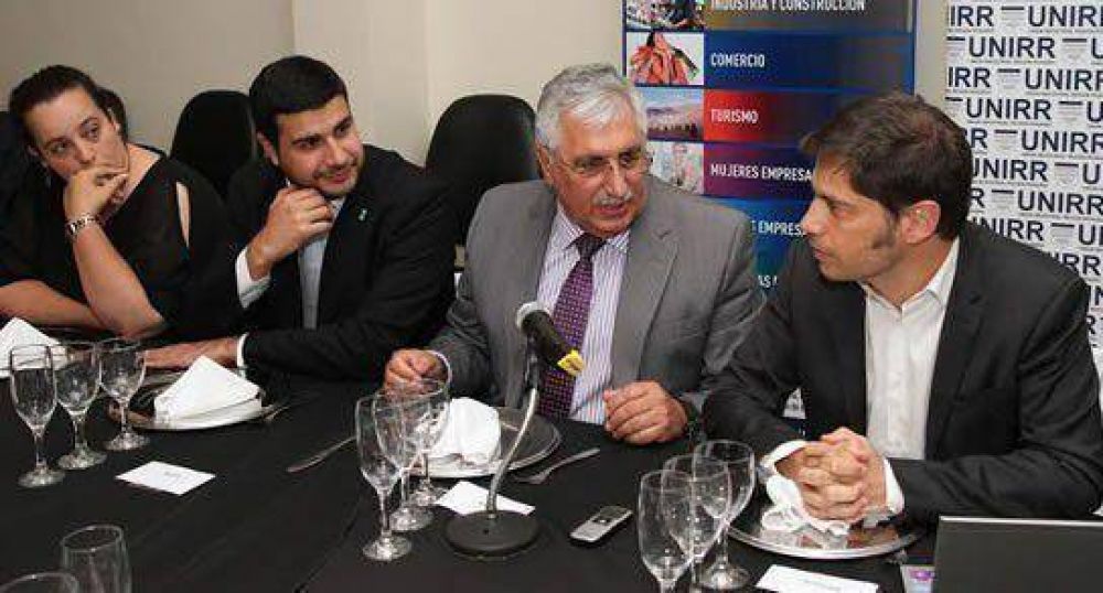 Kicillof se reuni� con empresarios rosarinos