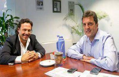 Massa bendijo a S�enz como candidato a intendente por el Frente Renovador