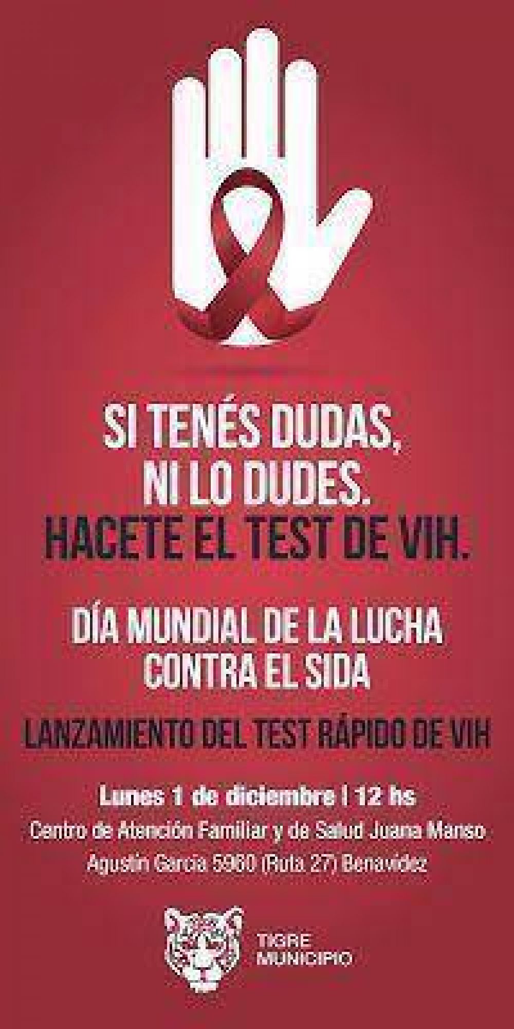 Tigre: Lanzamiento del test r�pido de VIH