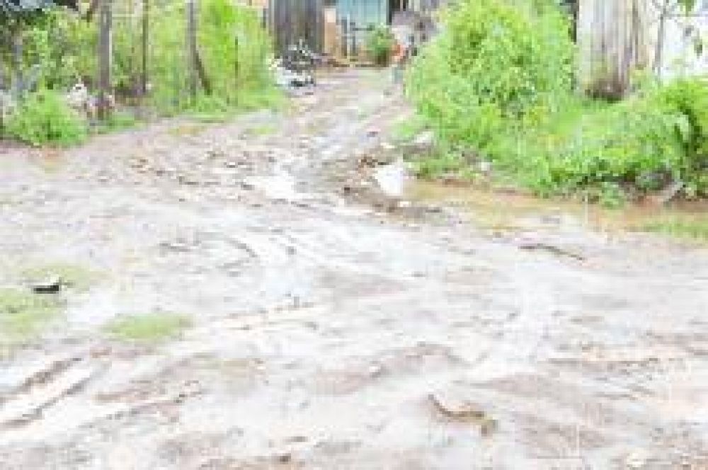Asentamiento Los Para�sos: �parecemos rana cuando llueve�