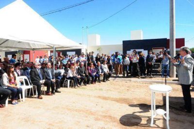 Poggi festej� con la comunidad de Quines los 251 a�os de su fundaci�n