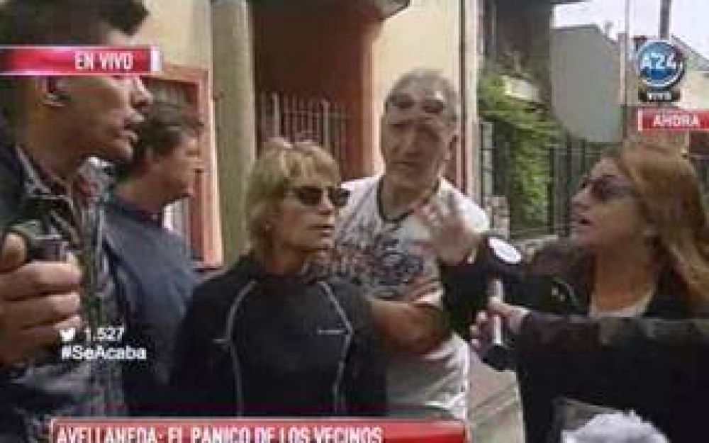 Avellaneda: Protesta por inseguridad en la casa de la exesposa de Ferraresi