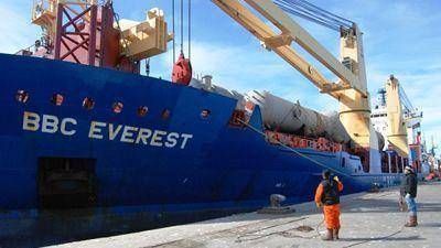 PAE recibe la turbina y el generador para la usina de Cerro Drag�n