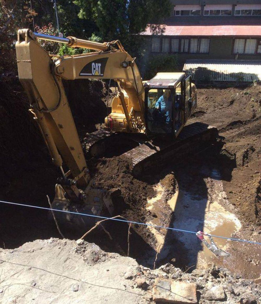 Comenzaron los trabajos en el predio y el lunes ponen la piedra fundamental