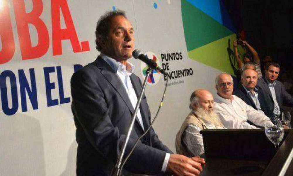 Scioli elogi� la experiencia del cordob�s