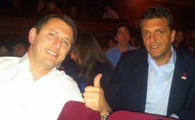 Jofre junto a Massa en un evento en el d�a de la lucha contra HIV