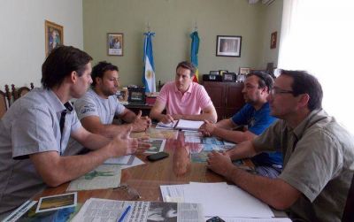 El intendente se reuni� con directivos de la C�mara de Comercio