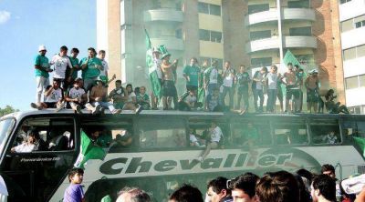 El festejo de Sarmiento con su gente