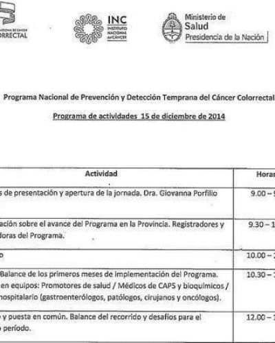 Realizar�n la 4� Semana de Prevenci�n de C�ncer Colorrectal