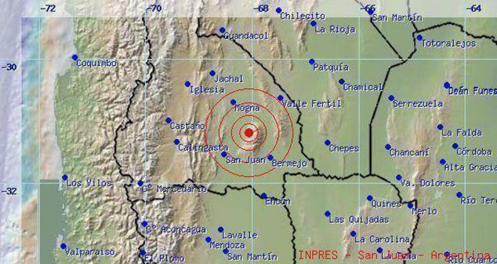 Un sismo sorprendi� a los sanjuaninos en la madrugada