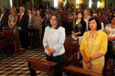 Corpacci particip� del homenaje a la Virgen