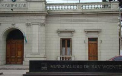 Productores de cerdos protestan en la Municipalidad de San Vicente