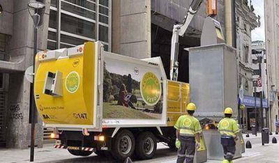Nuevos contenedores soterrados en el microcentro