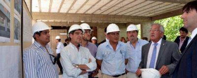 FELLNER Y BOSSIO RECORRIERON OBRAS DEL EDIFICIO PRO.CRE.AR Y EL PREDIO DONDE FUNCIONAR� ANSES