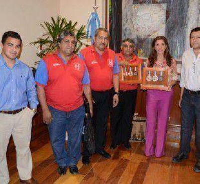 La Gobernadora los recibi� en la Casa de Gobierno