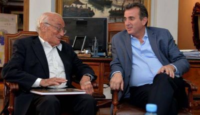 El Gobernador se reuni� con el economista Aldo Ferrer