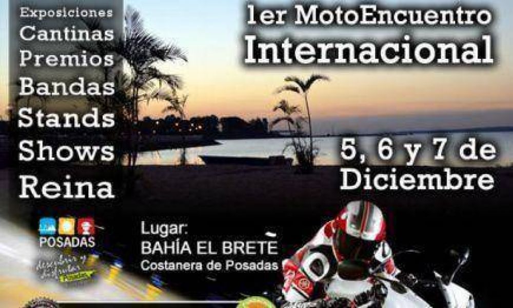 En Posadas se realizar� un encuentro internacional de motos