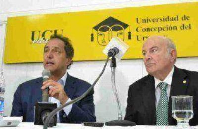 Scioli estuvo de paso por Concepci�n del Uruguay