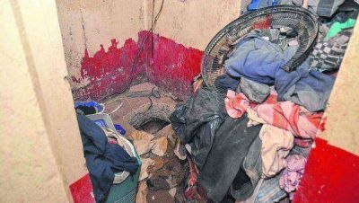 Descubrieron un t�nel de 9 metros en un penal de R�o Negro
