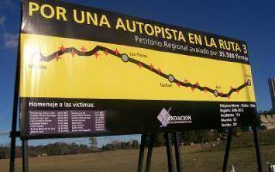 Azul: Vecinos se movilizan por una Autopista en Ruta 3