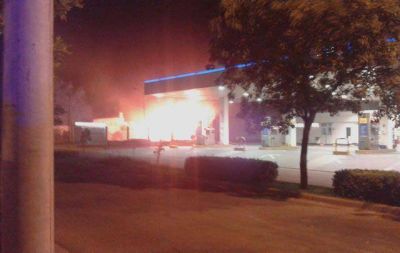 El fuego de un asado desat� gran incendio en Villa Dolores