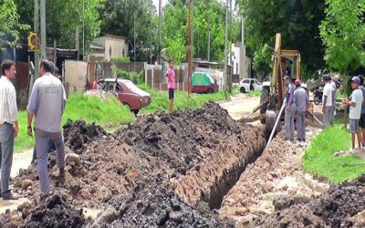 Encaran la extensi�n de la red de agua en Cantera 25