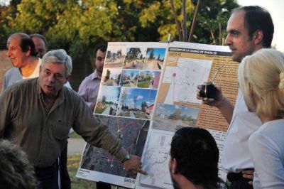 El Intendente anunci� obras de pavimentaci�n y desag�es en Pro Adelanto Barranquitas