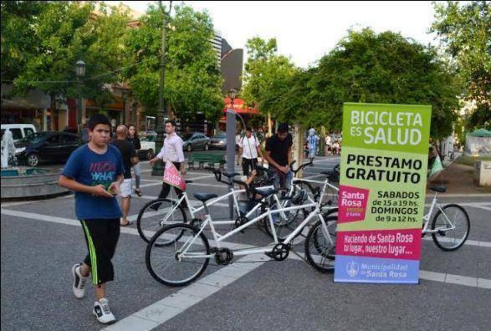 Presentaron nuevas bicicletas en Santa Rosa