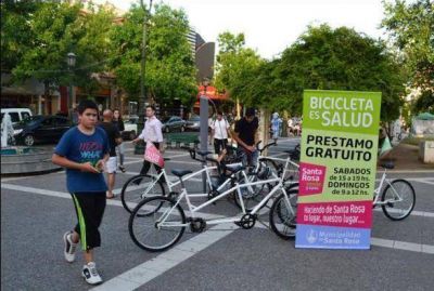 Presentaron nuevas bicicletas en Santa Rosa
