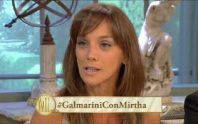 Malena Galmarini con Mirtha: 