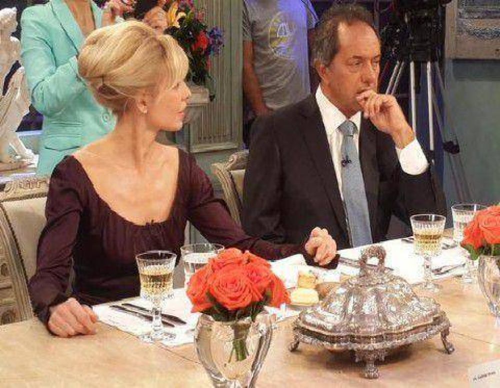 Scioli en lo de Mirtha: 