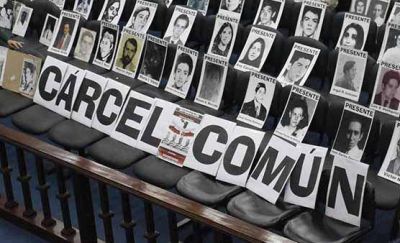 Marcha multisectorial contra excarcelaci�n a genocidas