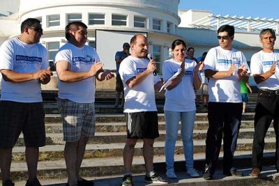 Olavarr�a bail� por la inclusi�n y contra la violencia de g�nero