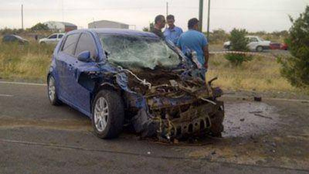 Muri� un hombre en un choque m�ltiple en la Doble Trocha
