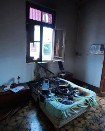 Apedrearon y quemaron la vivienda en la que dispararon y mataron al supuesto ladr�n