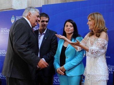 Bodlovic fue distinguido en el Senado de la Naci�n