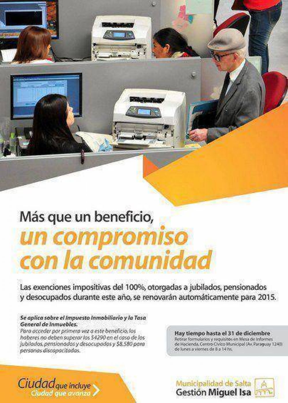 Capital: Las exenciones impositivas del 100% para jubilados y pensionados fueron renovadas autom�ticamente