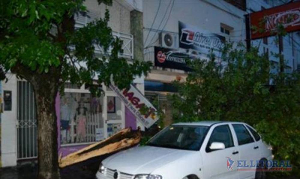 Tormenta afect� el servicio de luz en Libres, Goya y Mercedes