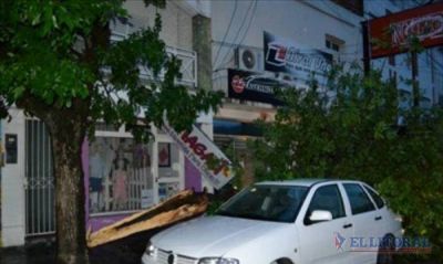 Tormenta afect� el servicio de luz en Libres, Goya y Mercedes
