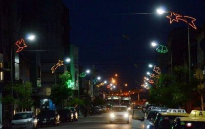 Inauguraron una nueva obra de alumbrado p�blico de 12 de Octubre