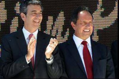 Scioli y Randazzo, juntos tras los roces