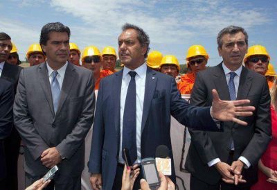 El milagro de la obra p�blica: Scioli y Randazzo, juntos